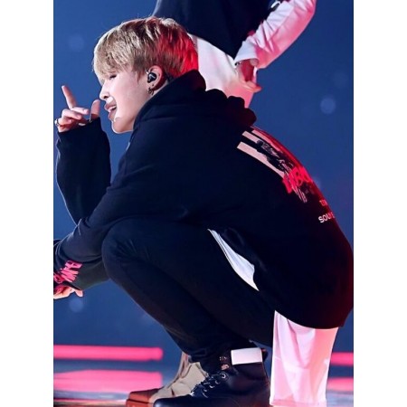 ★BTS ジミン着用★【BLACK PURPLE】★HEAVY CRYSTALDE RIN.G★ BTS Singer Jimin Hoodie | BTS Jimin Bomber Hoodie